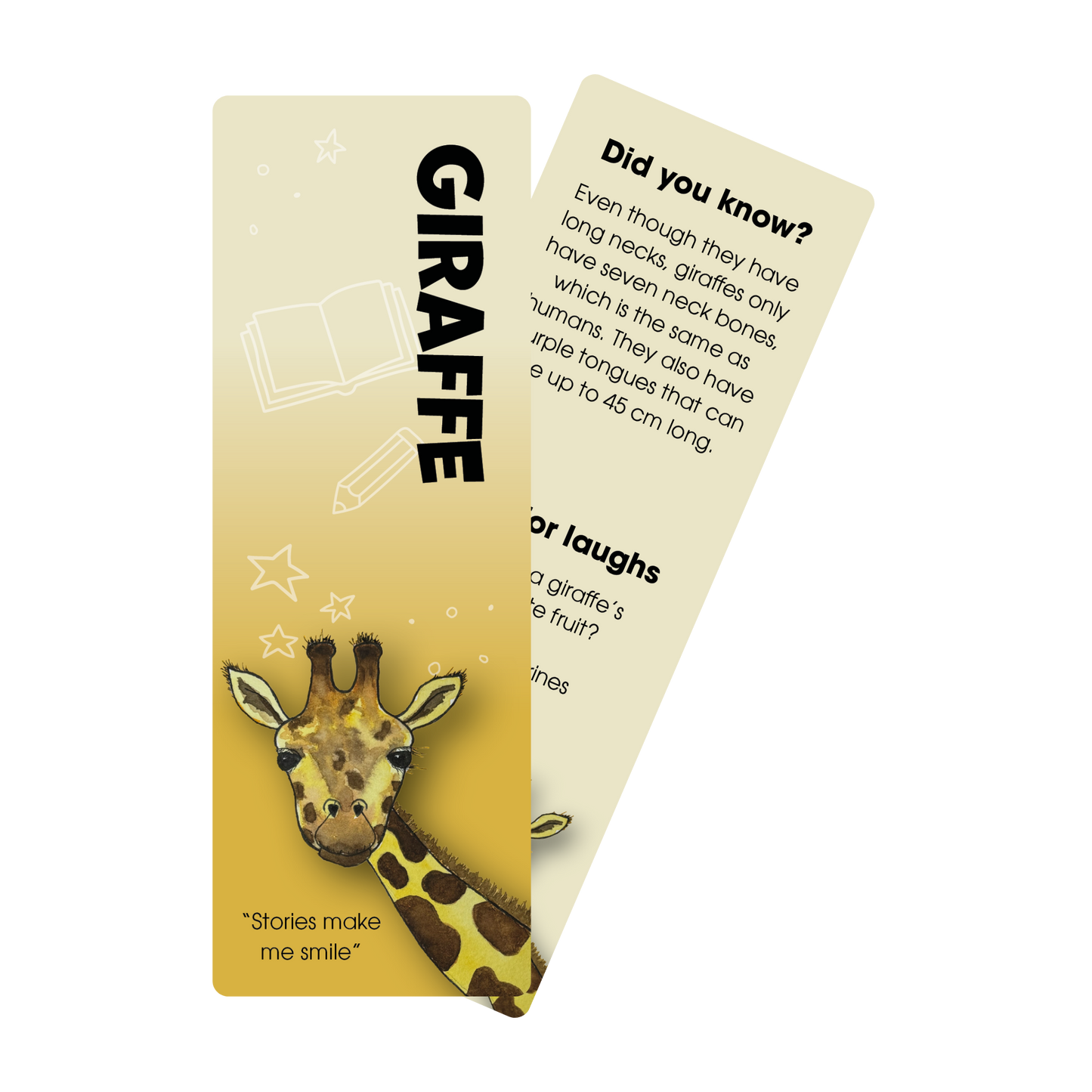 Giraffe Bookmark