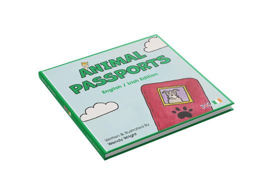 Animal Passports: English / Irish Edition - Hardback Book