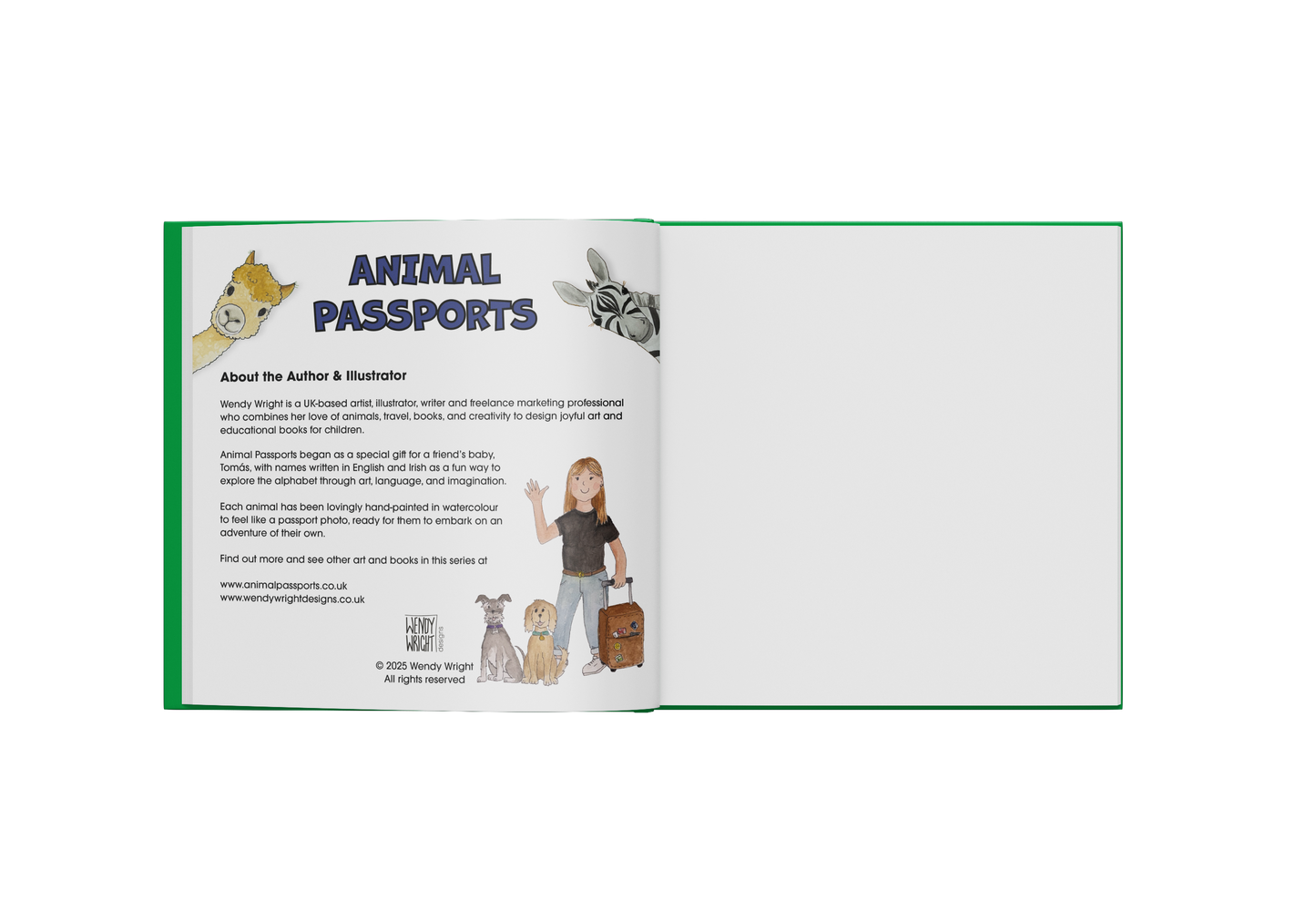 Animal Passports: English / Irish Edition - Hardback Book