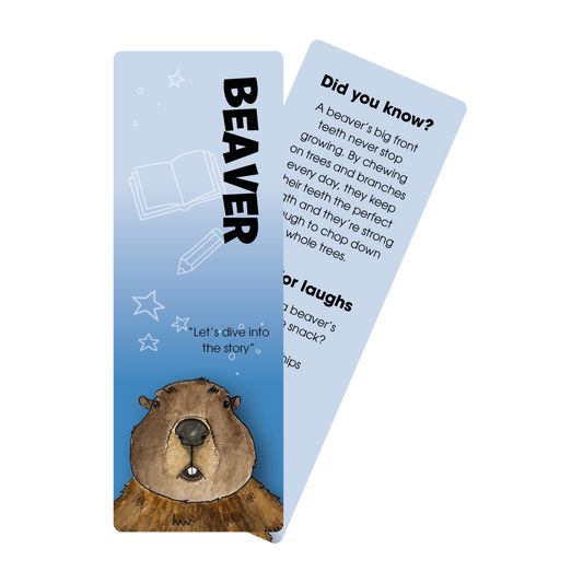Beaver Bookmark