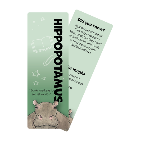 Hippopotamus Bookmark
