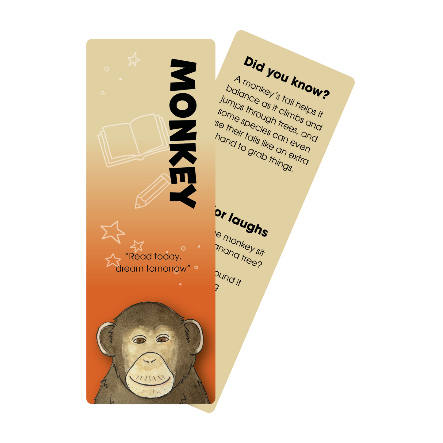 Monkey Bookmark