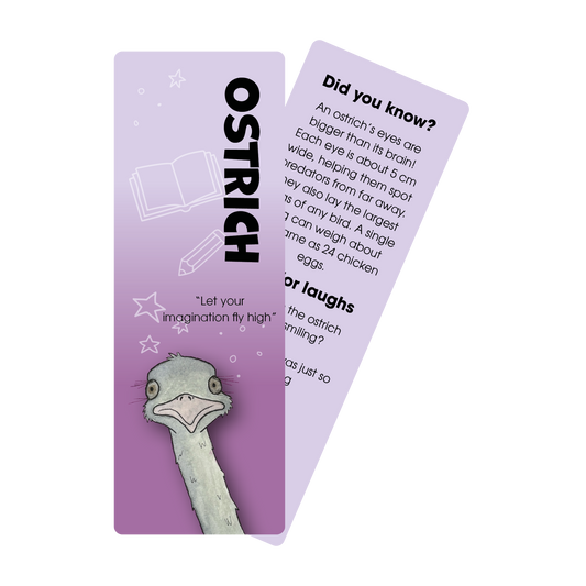Ostrich Bookmark