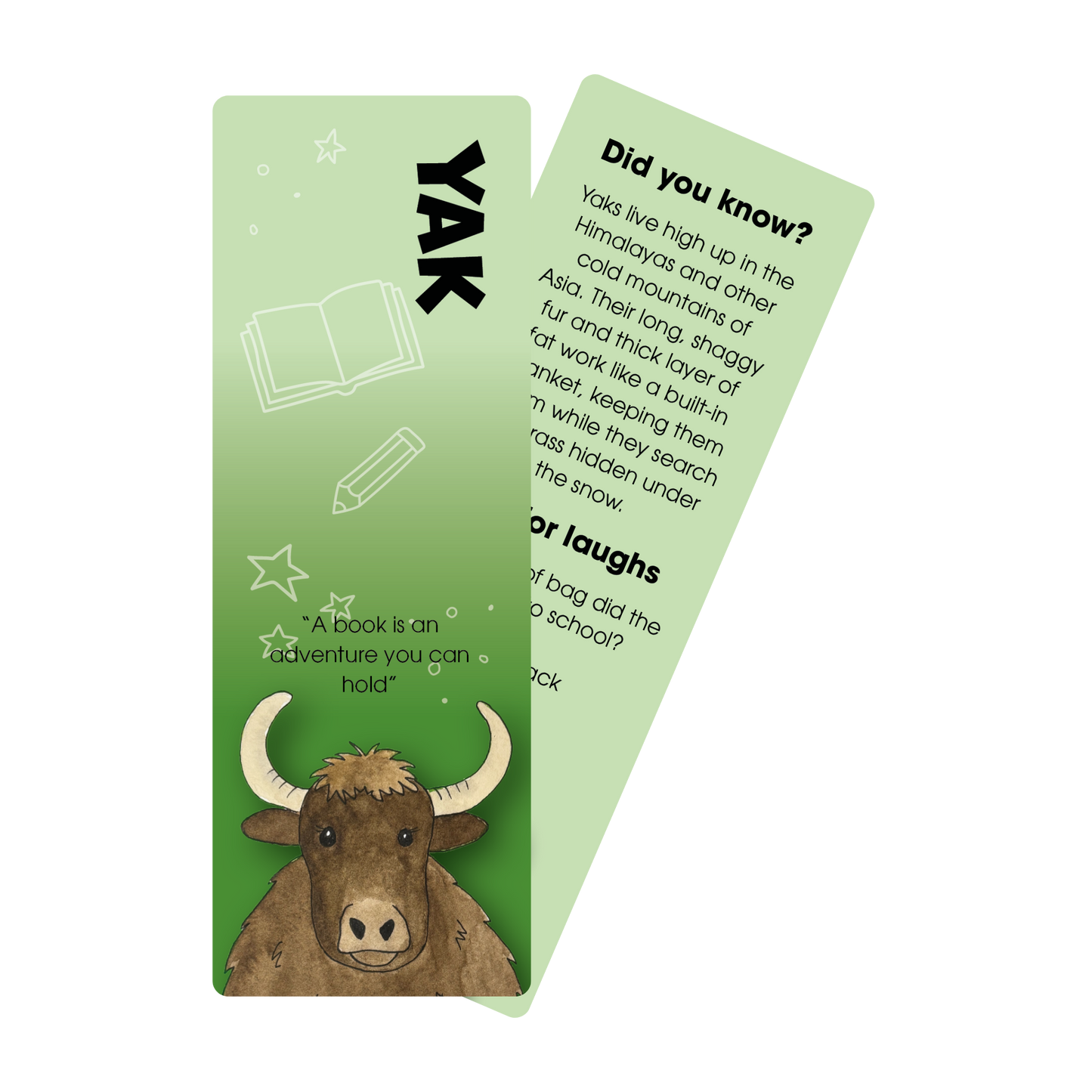 Yak Bookmark