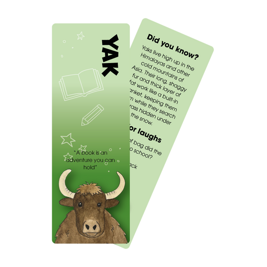 Yak Bookmark