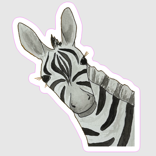 Zebra Sticker